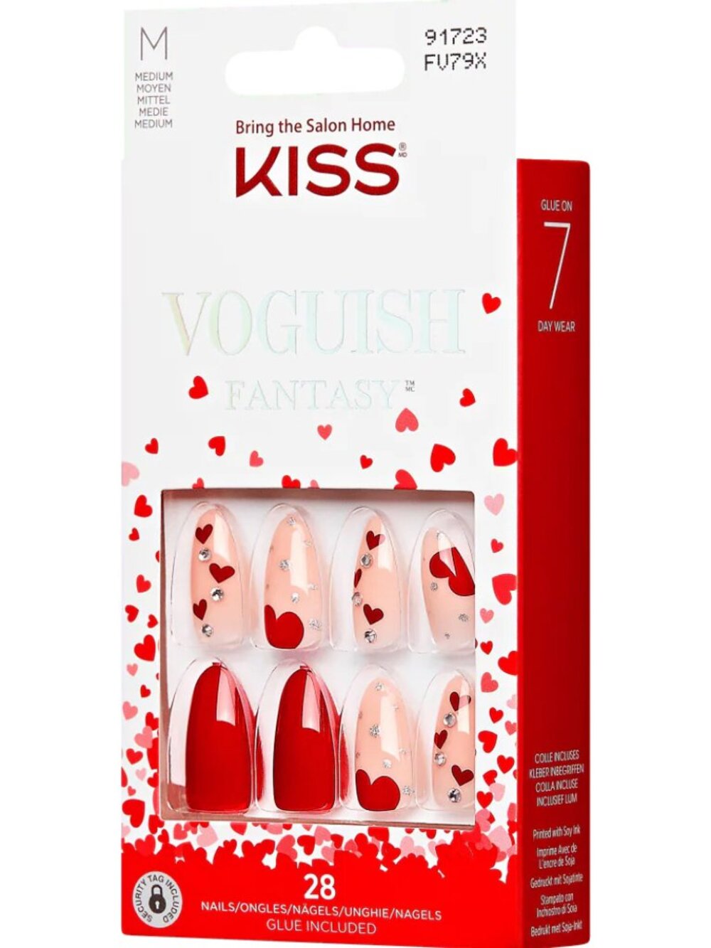 Kiss Voguish Fantasy Valentine Nails - Sweet Tooth